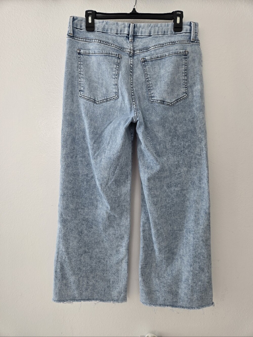 KUT from the Kloth Fab Ab Wide-Leg High Rise Light Wash Blue Jeans Size 12 - Picture 6 of 16